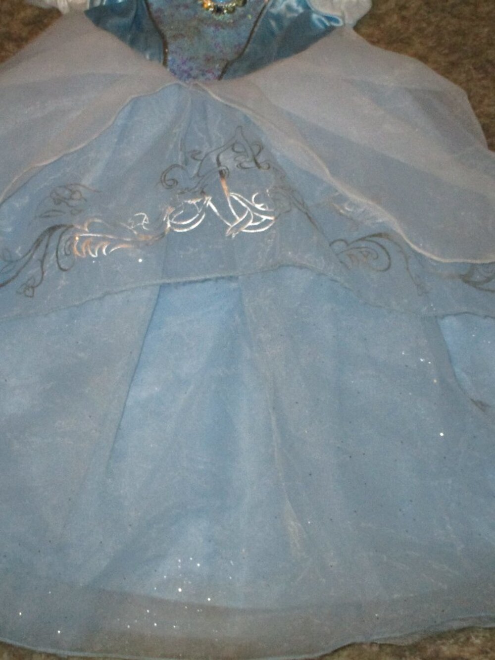 Disney store Cinderella Dress Costume sz 4 kids - Picture 4 of 5